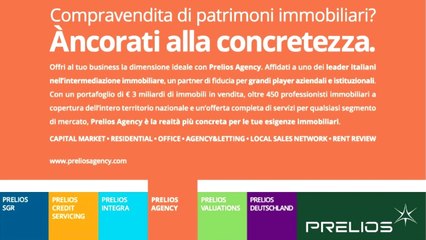 Gruppo Prelios piattaforma integrata servizi Real Estate - Massimo Caputi