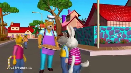 Hot Cross Buns 3D Animation English Nursery rhymes for children with lyrics