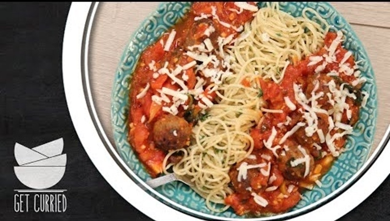 Spaghetti With Meatballs And Tomato Sauce-Today's Special With Shantanu