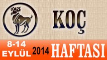 KOÇ Burcu, HAFTALIK Astroloji Yorumu, 8-14 EYLÜL 2014, Astrolog DEMET BALTACI Bilinç Okulu