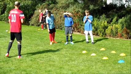 ENTRAINEMENT DES U10-U11 ASCAI LE 03-08-14 AVEC LEUR COACH NOUNOU