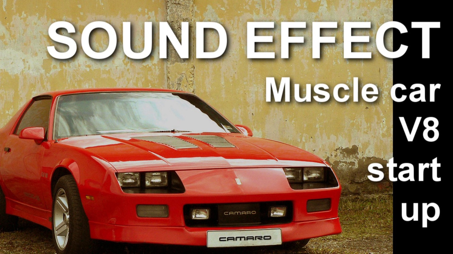 Muscle car V8 start up Drive Off SOUND EFFECT - video Dailymotion