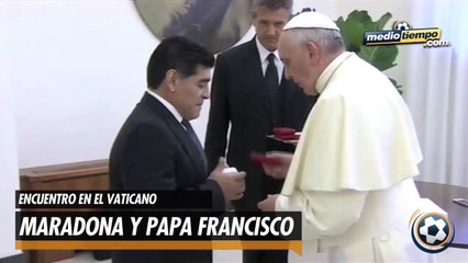 El Papa Francisco recibió a Diego Armando Maradona