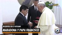 El Papa Francisco recibió a Diego Armando Maradona