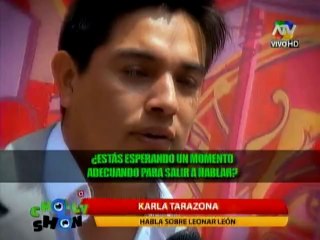 Karla Tarazona y Leonard