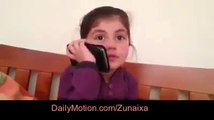 Chatter Box Baby Girl Talking on Phone in Punjabi