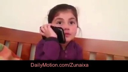 Chatter Box Baby Girl Talking on Phone in Punjabi