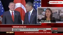 Cumhurbaşkanı Erdoğan'ın Obama ile Görüşmesi Başladı