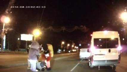 Mickey Mouse, SpongeBob SquarePants not immune to road rage in Russia