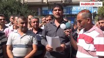 Gaziantep'te Minibüs Şoförlerinden Protesto