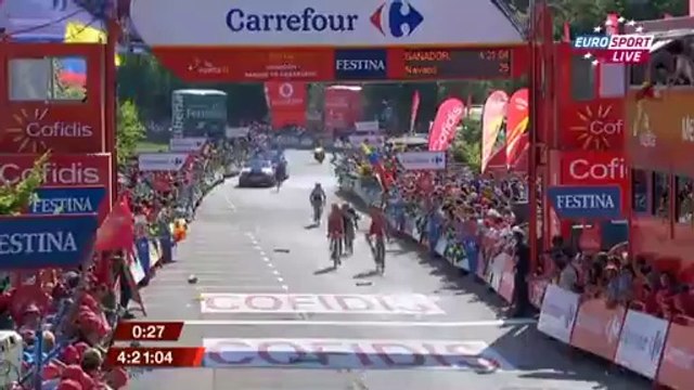 Cycling La Vuelta 2014 stage 13 - Last 5 Km