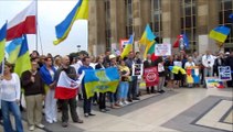 Manifestation contre la livraison du Mistral à la Russie, Paris, le 4 septembre 2014