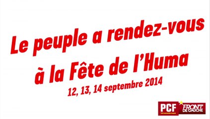 Rendez-vous à la fête de l'Humanité 2014 !