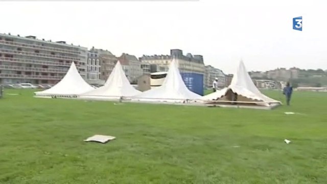 Festival du cerf-volant de Dieppe : derniers préparatifs