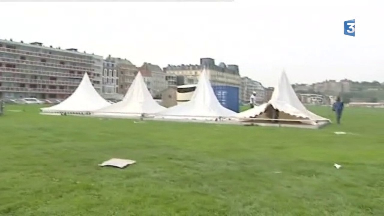 Festival du cerf-volant de Dieppe : derniers préparatifs