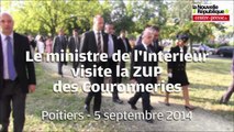 VIDEO. Poitiers : le ministre de l'Intérieur a visité la ZUP des Couronneries