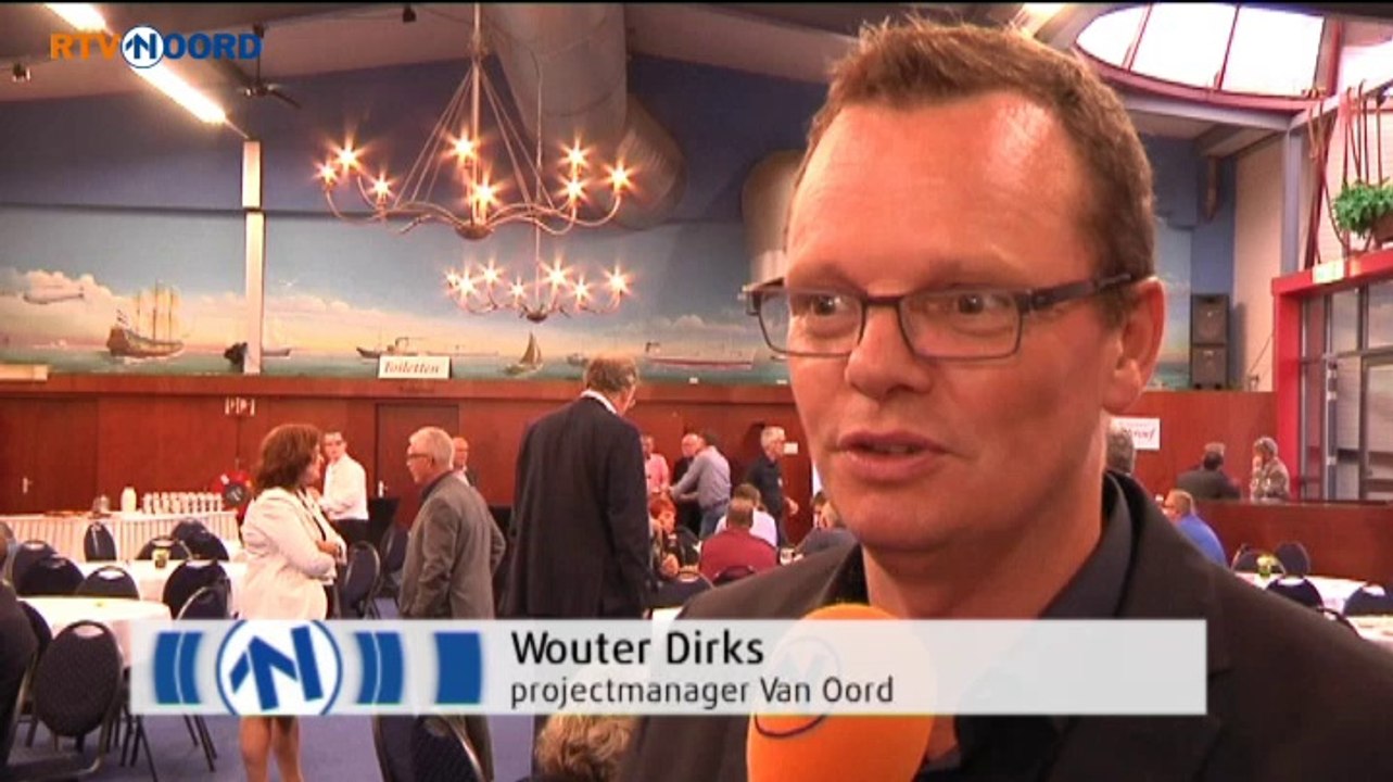 Ondernemers rond Eemshaven massaal belangstelling voor windpark Gemini - RTV Noord