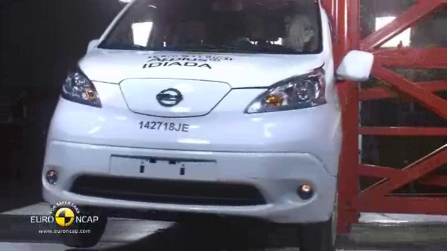 Le Nissan e-NV200 Evalia n'obtient que trois étoiles aux crash-tests Euro NCAP