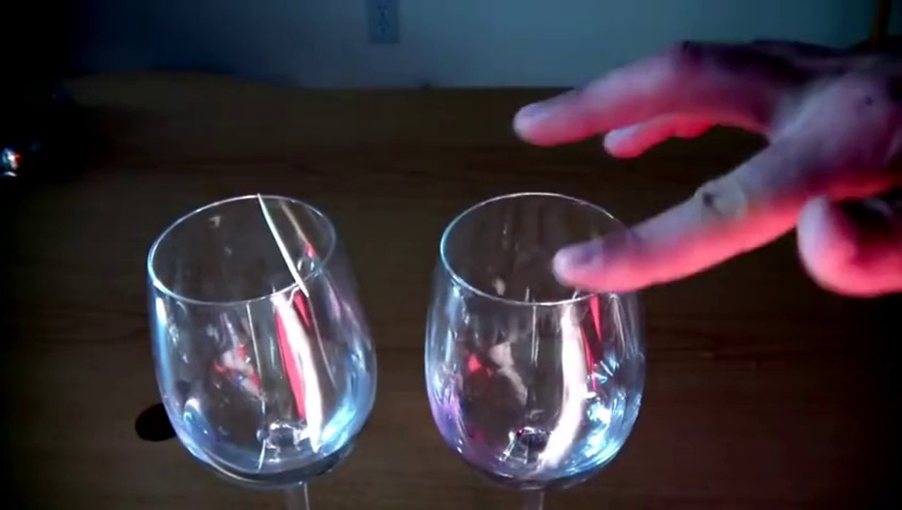 Dancing toothpick bar magic trick