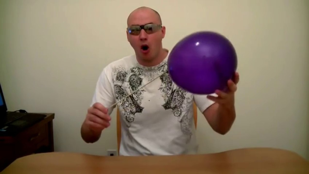Awesome balloon trick!!!
