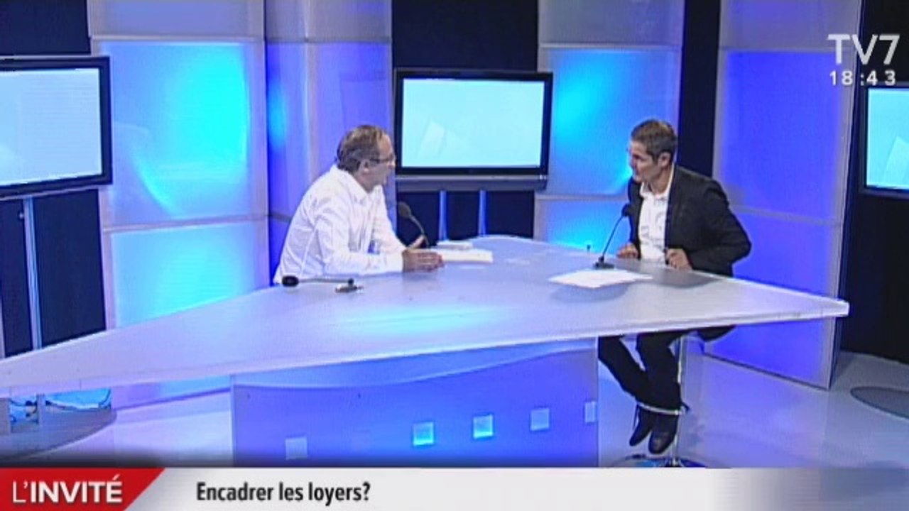 Invité du journal de TV7 sur l'encadremetn des loyers loi DUFLOT