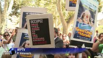 Rythmes scolaires: des parents en colère manifestent à Marseille