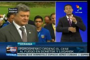 Ucrania: ordena Poroshenko cesar ataques contra Lugansk y Donetsk