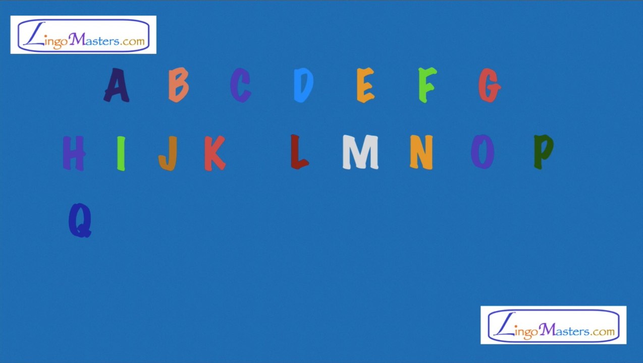 La chanson de l'alphabet en français - The ABC Song in French