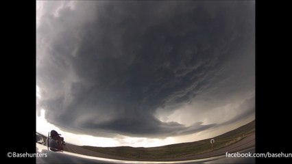 5-18-14 Wright to Newcastle, WY Supercell Time-Lapse