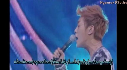 [MyanSub] BEAST - YOU Myanmar subtitle ( Live version )