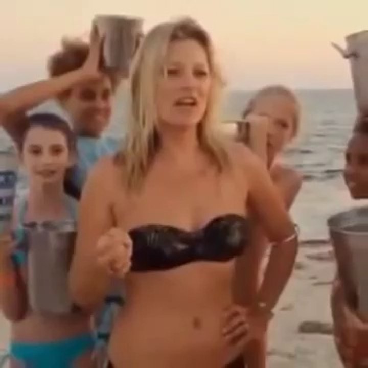 Kate Moss 2014 Ice Bucket Challenge - ALS Challenge