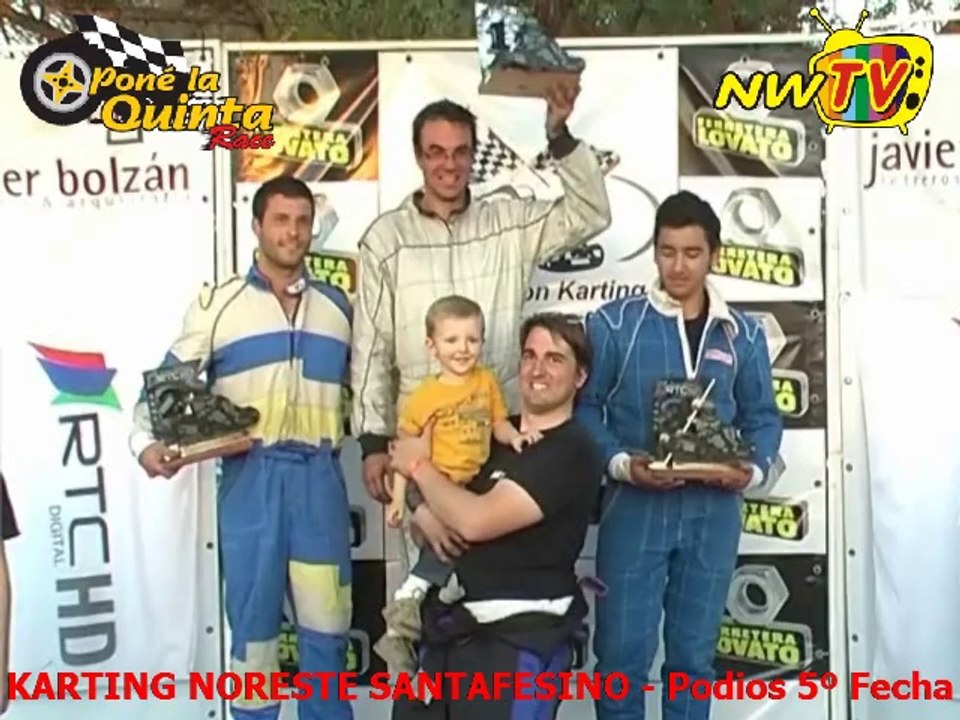 2014-08-31 - KARTING NORESTE SANTAFESINO - Podios 5º Fecha