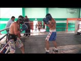 Guanteo Jose Alfaro vs David Morales - Boxeo Prodesa - 4 Sept 14