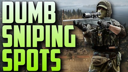 Battlefield 4: DUMB SNIPING SPOTS - Ace 21 CQB Gameplay