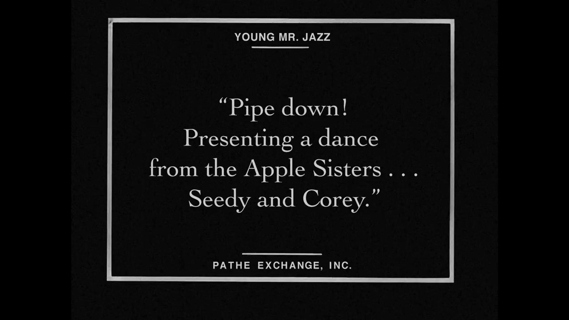 ⁣Молодой мистер джаз / Young Mr Jazz (1919) Blu-ray US 1080p rus sub