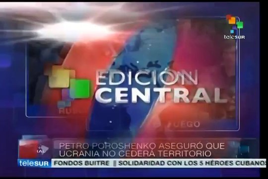 Petro Poroshenko aseguró que Ucrania no cederá territorio