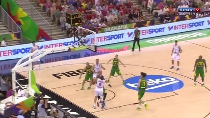 BRA vs SRB | Copa do Mundo de Basquete Masculino 2014 | SPORTV 03.09.2014 part 2/2