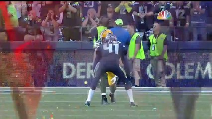2014 Week 1 Byron Maxwell Intercepts Aaron Rogers