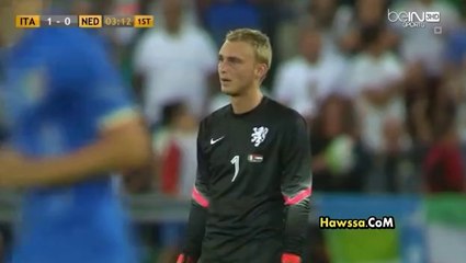 اهداف مباراة ايطاليا و هولندا الودية 2014 بالتعليق العربي | Hawssa.CoM
