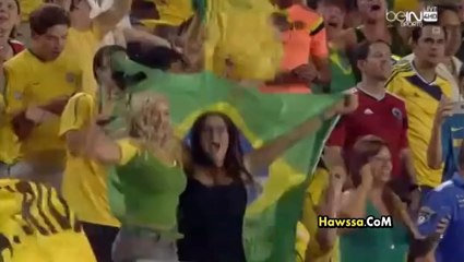هدف مباراة البرازيل و كولومبيا الودية 2014 بالتعليق العربي | Hawssa.CoM