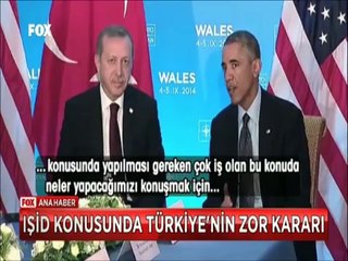 Nato zirvesinde IŞİD Konusunda Türkiye'nin zor kararı