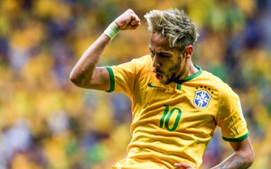 Le coup-franc de Neymar contre la Colombie