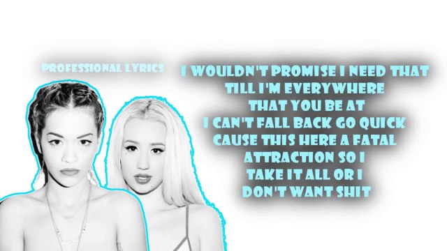 Iggy Azalea - Black Widow feat. Rita Ora (Lyrics On Screen) CDQ