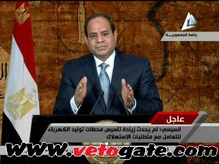 السيسي: نحتاج 130 مليار جنيه لحل أزمة الكهرباء