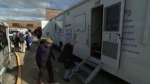 Mobile Voting Booth In Storm Ravaged New Jersey