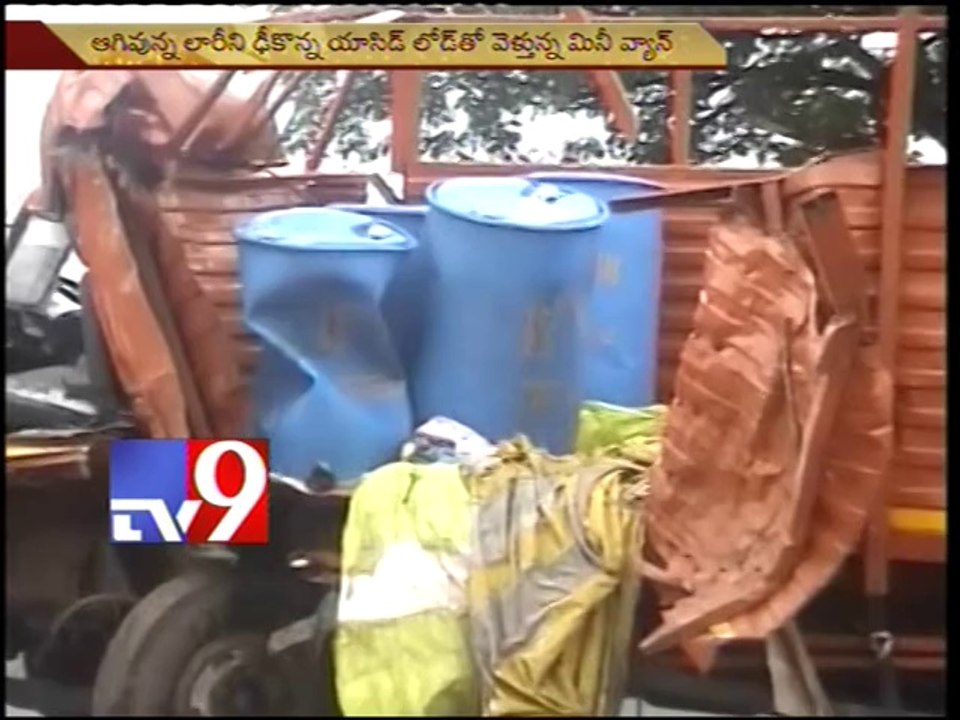 Rain disturbed my vision - Lorry Driver