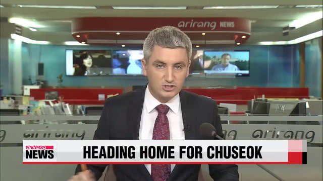 Expressways busy as millions of Koreans head to hometowns for Chuseok holiday