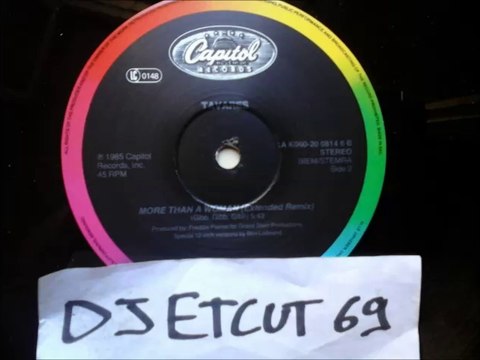 TAVARES -MORE THAN A WOMAN(EXTENDED REMIX)(RIP ETCUT)CAPITOL REC 85