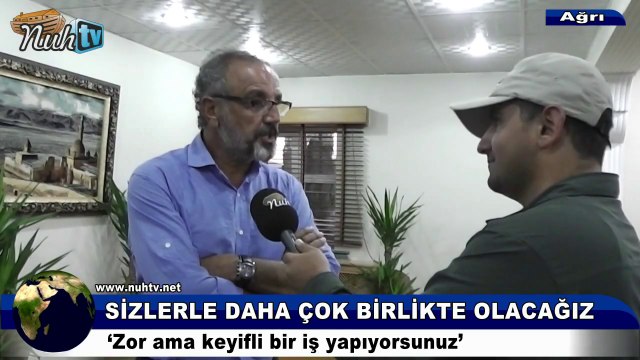 Ağrı Belediye Eş Başkanı Sırrı SAKIK Nuh Tv'yi Tebrik Etti