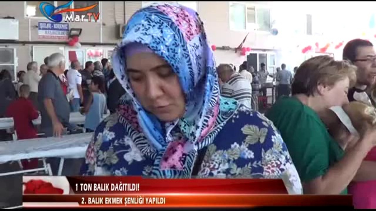 1 TON BALIK DAĞITILDI!